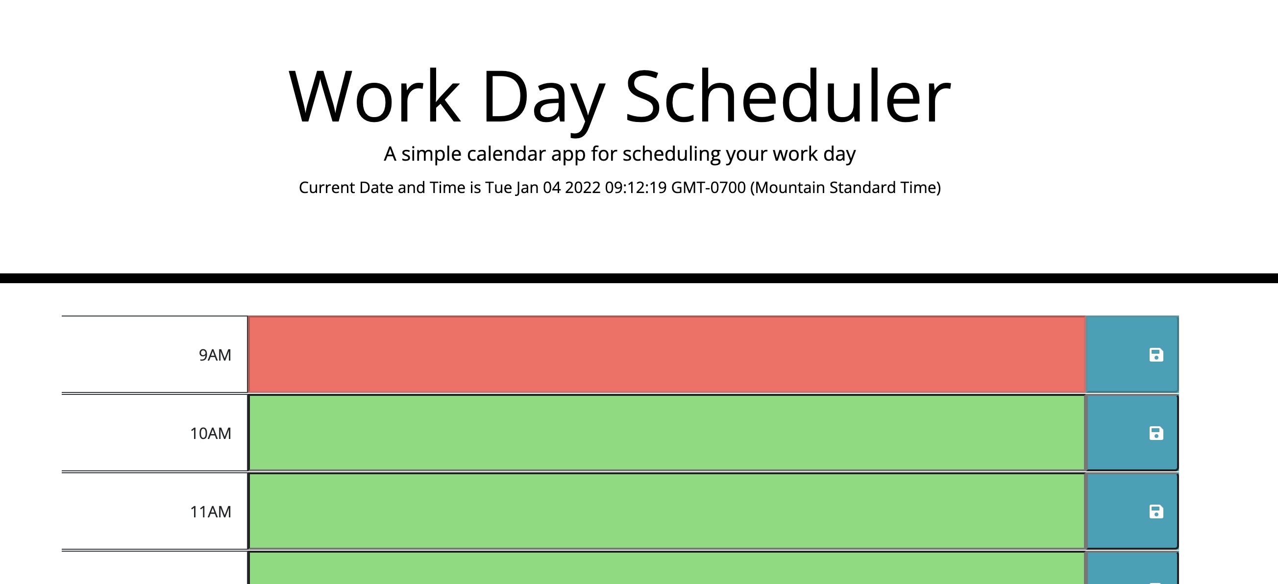 Day-Scheduler